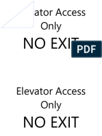 Elevator Access Only