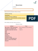 Mise en Scene Handout