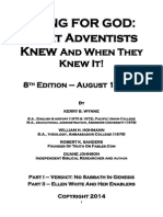 LYING for GOD - 8th Edition - What Adventists Knew & When They Knew It!