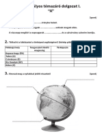 Környezetismeret 4. - Témazáró I A PDF