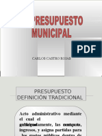 Presupuesto Municipal Presentacion