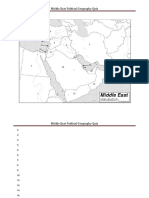 Middle East Political Geography Quiz