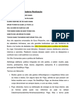 Oito Comandos para a prática de Sadhana