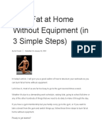 How to Burn Fat at Home - Natural Weigth loss