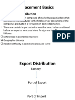 Placement Basics: International Distribution