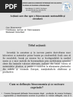 Bioeconomie Savin Raul