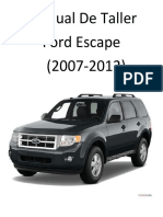 Ford Escape 2007-2012 Manual de Taller PDF