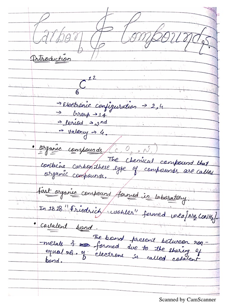 Class 10 science handwritten notes chapter 4 pdf