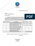 COTIZACION MUNICIPALIDAD SALCAJA PAGO SEMESTRAL 2019