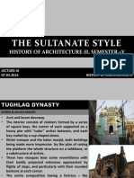 THE SULTANATE STYLE - Lecture IV - 13.03.14