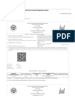 Gmail - Registration Certificate Generated - FSSAI Food Licensing & Registration System PDF