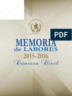 Memoria de Labores Cámara Civil (2015-2016)