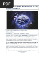 5 formas de controle mental no dia a dia