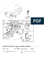 CHASSIS ELECTRICAL - RELAY, FLASHER & SENSOR Montero V-76W