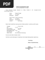 Surat keterangan Melahirkan