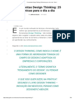 Ferramentas Design Thinking - 25 Técnicas para o Dia A Dia - Parte 1