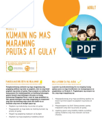 Adult Module 3 - Increasing Fruit and Vegetable Intake Facilitators Guide (Filipino) PDF