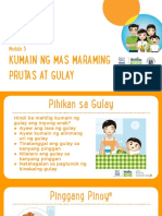 Adult Module 3 - Increasing Fruits and Vegetable Intake Powerpoint (Filipino) PDF