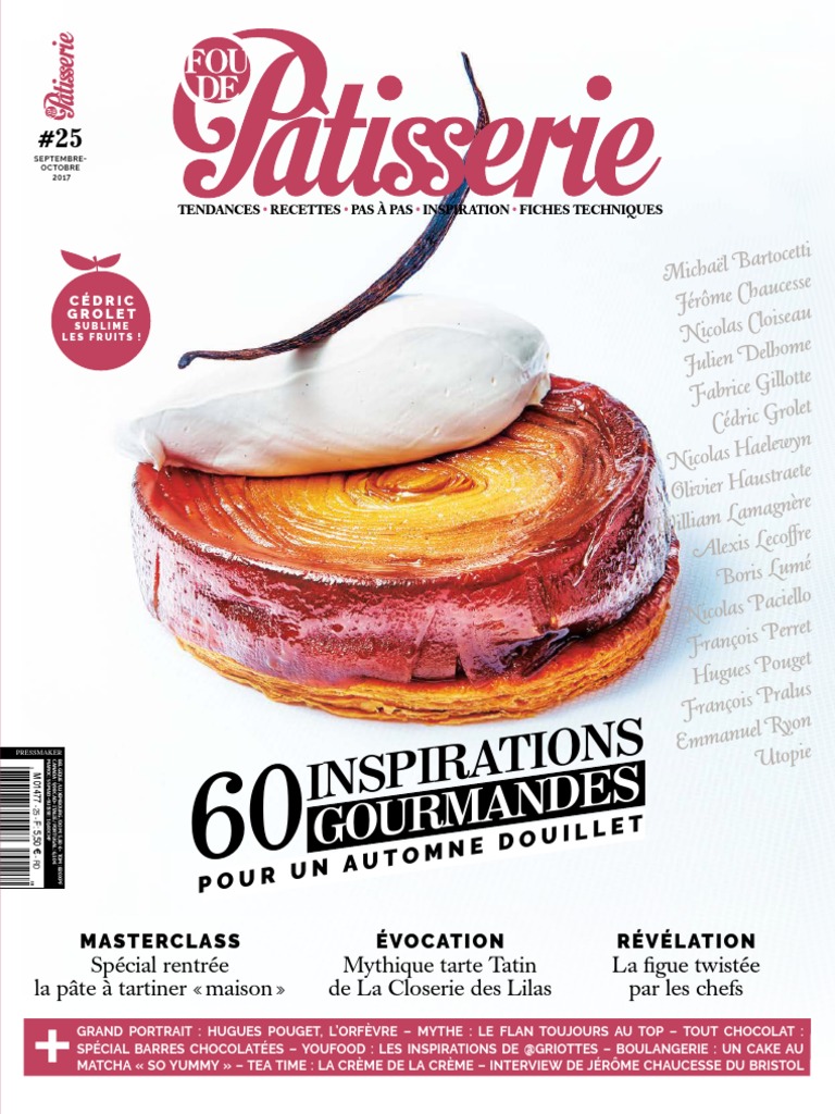 Bible Minceur Hugo Blanc Pdf Gratuit Fou de Pâtisserie #25 Sept Oct 2017 | PDF | Pains | Cuisson