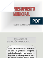 Presupuesto Municipal Presentacion