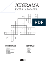 Crucigrama Encuentra Palabra PDF