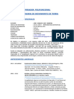 (CV) Jose Ignacio Hoz Igareda 2019. Operador Excavadora