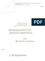 Refrigerantes y Su Impacto Ambiental, Ricardo R. Contreras
