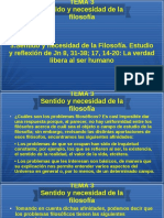 Tema 3 Sentido y Necesidad de La Filosofía