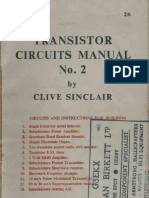 Transistor Circuits Manual No 2 Bernard 163 Clive Sinclair