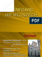 Renesans We Wloszech Prezentacja