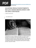 Dados atuais da EJA.docx