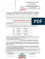 Contrato de Prestacion de Servicios Artisticos Que Selebran P Una Parte El SR PDF