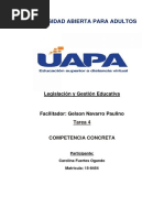 Tarea 4 Legislacion y Gestion Educativa