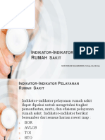 Indikator-Indikator Pelayanan Rumah Sakit