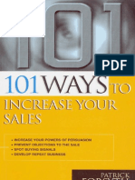 101 Ways to Increase Your Sales