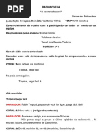 Roteiro Para Radionovela Escrava Isaura