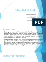 Sambong Insecticide Effective Against Mosquitoes