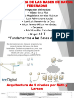 Arquitectura de Las Bases de Datos Federadas