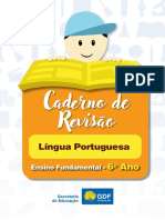 Caderno de revisão de Língua Portuguesa para o 6o ano do Ensino Fundamental