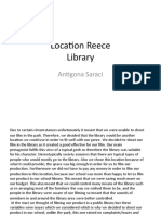 Location Reece Library: Antigona Saraci