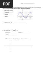Chapter 4 Trigonometry Trigonometric Functions Sine