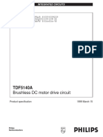 Brushless DC Motor Drive Circuit Tdf5140a PDF