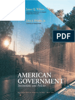 American Government Institutions and Policies