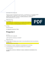 Evaluación GERENCIA DE MERCADO