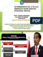 Implementasi Permenpan No. 13 TH 2019 Dalam Pembinaan Karir Penilik PDF