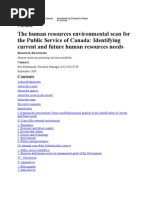 Download The Human Resources Environmental Scan for the Public Service of Canada by Jitendra Gupta SN44580616 doc pdf