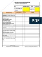 Lista de Verificación (Herramienta Auditor Interno)