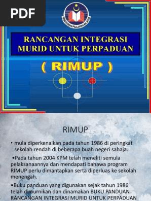 Buku Panduanpelaksanaan Aktiviti Rimup