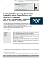 2014investigation of The Spreading Characteristics of Bacterial Aerosol Contamination During Dental Scaling Treatment