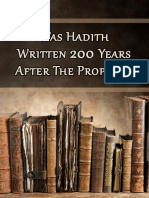 Was Hadith Written 200 Years After The P PDF